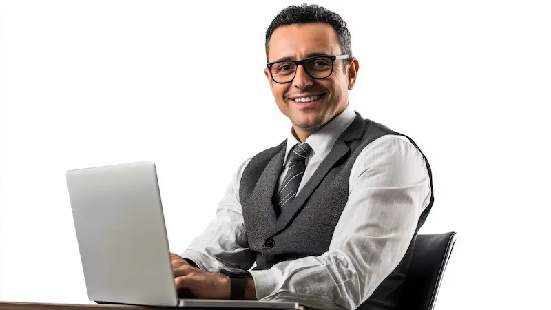 Small business owner using Excel automation service from DataAdminPro