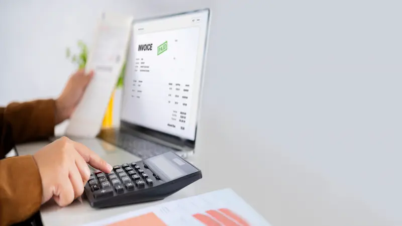 Professional Excel invoice template with logo and payment details